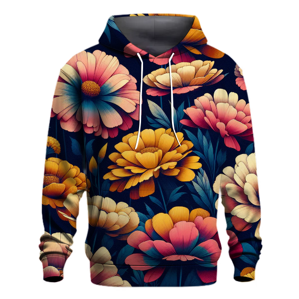 Vibrant Flower Field Hoodie
