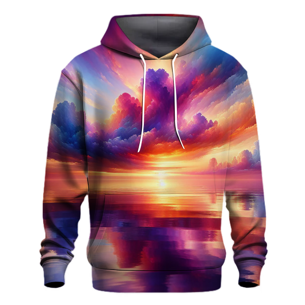 Radiant Sunset Reflections Hoodie