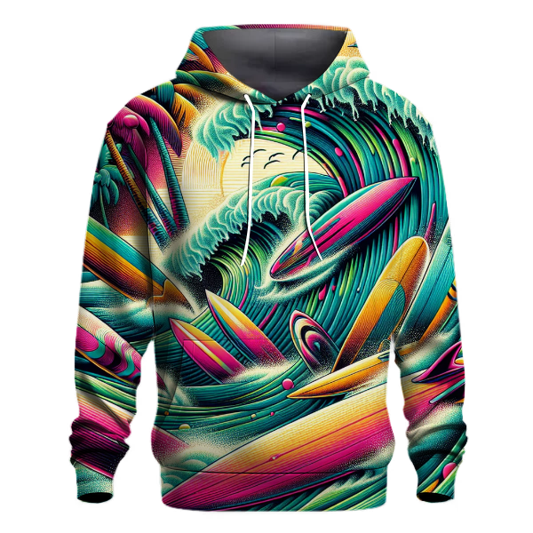 Neon Paradise Surf Hoodie