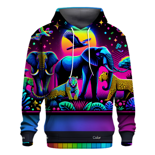 Neon Safari Hoodie