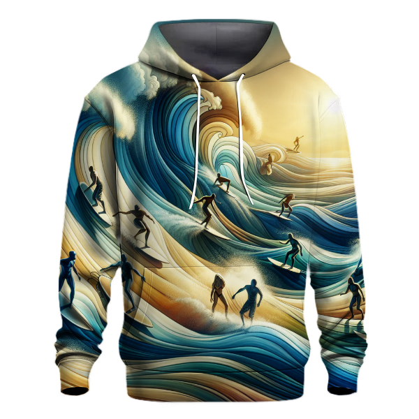 Surfing - Ride the Waves Hoodie