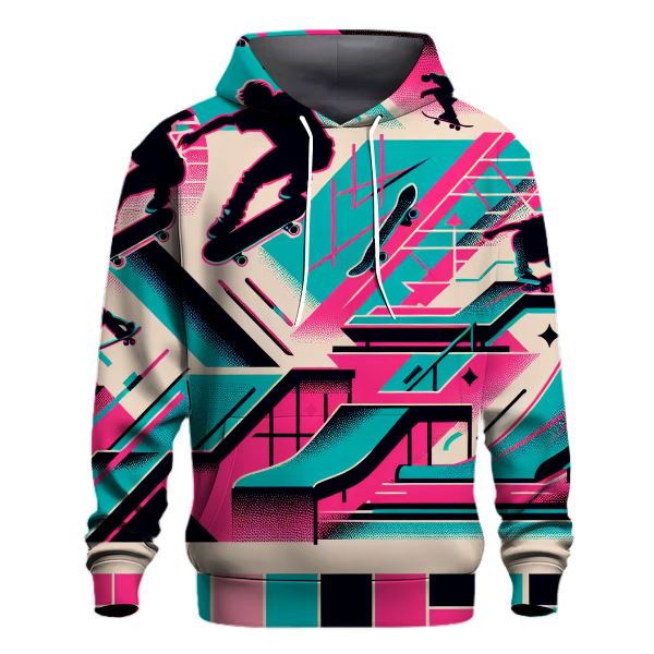 Rad Retro Skate Vibes Hoodie