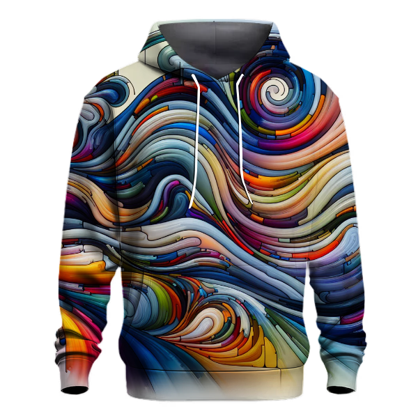 Bold Abstract Artistry Hoodie