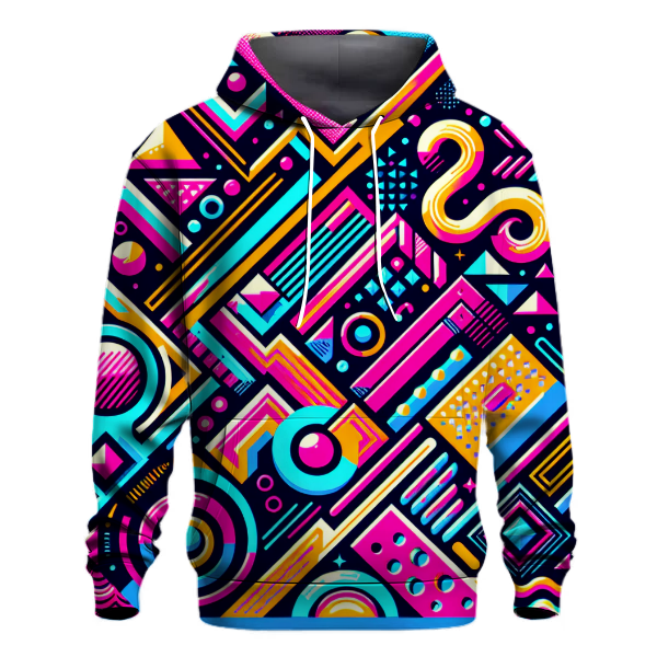 Retro Wave Graphics Hoodie