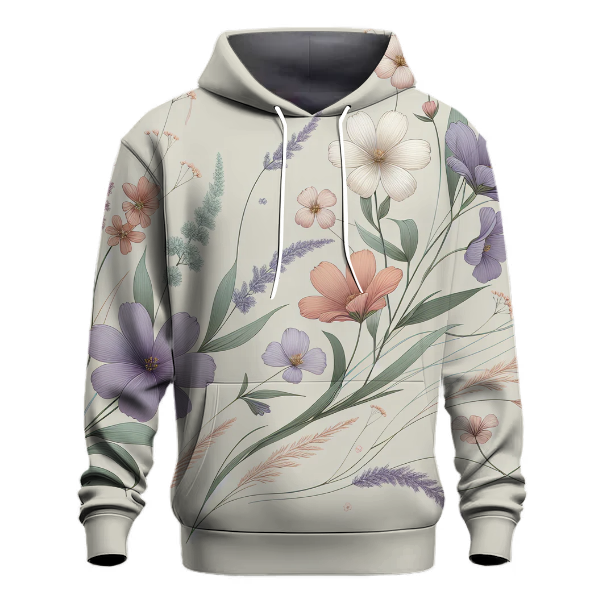 Peaceful Wildflower Meadow Hoodie