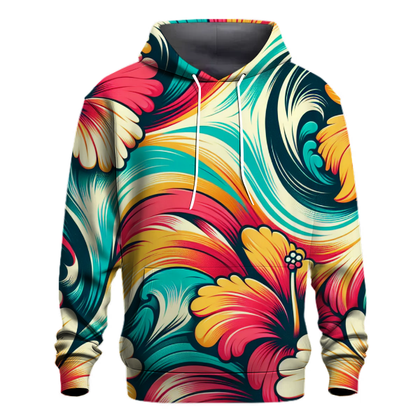 Hibiscus Island Escape Hoodie