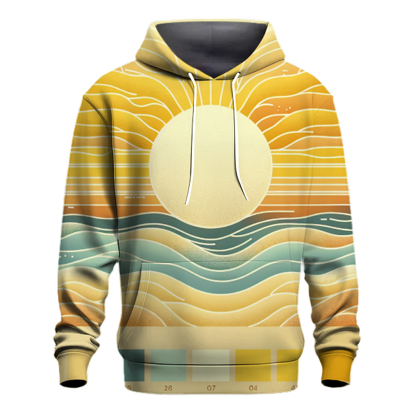 Sandy Beach Sunrise Hoodie