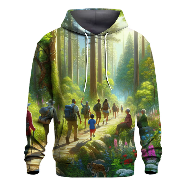 Hiking Wilderness Journey Hoodie