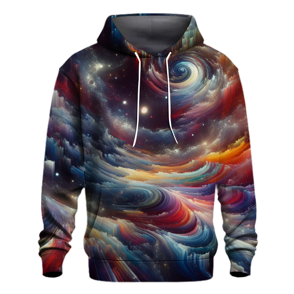 Retro Space Odyssey Design Hoodie