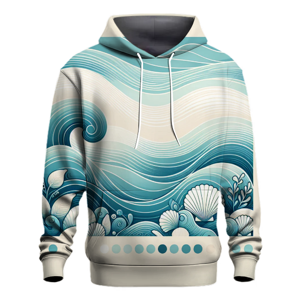 Glistening Wave Gradient Hoodie