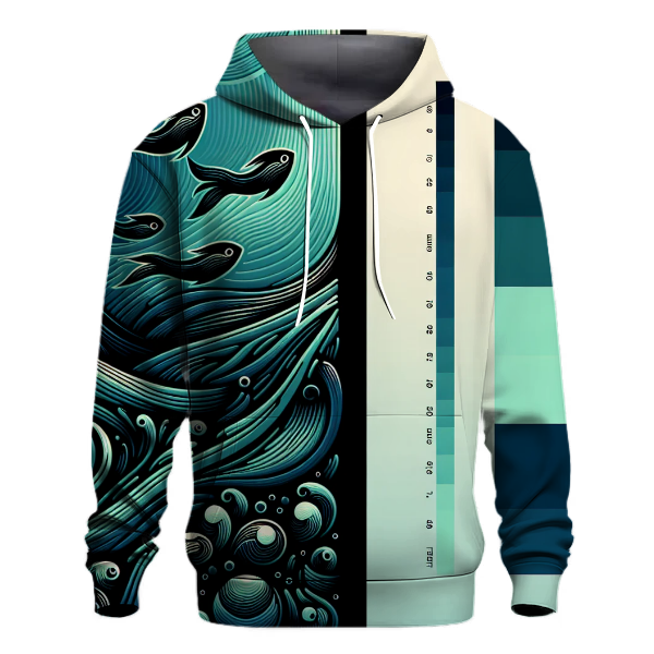 Deep Sea Dive Gradient Design Hoodie