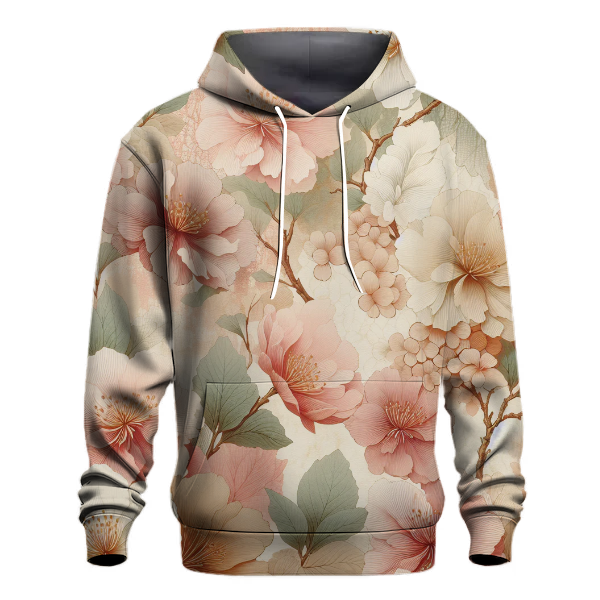 Cherry Blossom Whisper Tie-Dye Hoodie