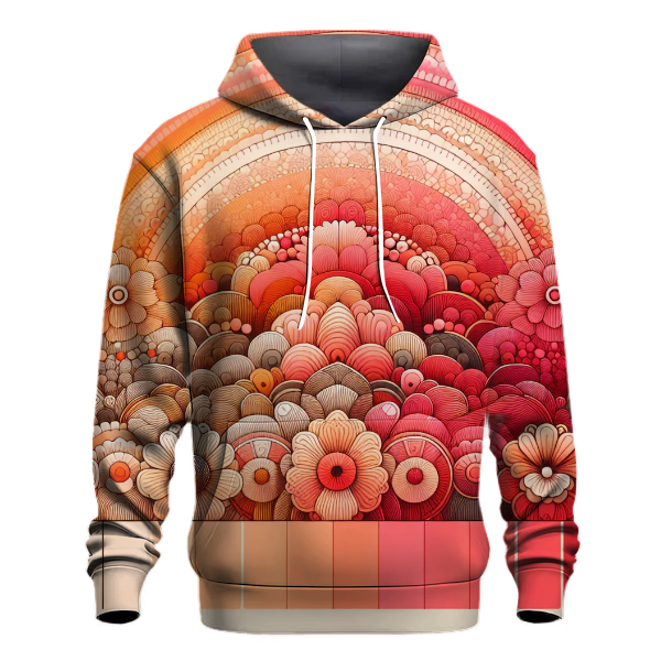 Coral Bloom Hoodie