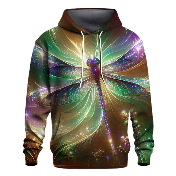 Iridescent Dragonfly Dance Hoodie