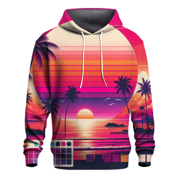 Miami Sunset Glow Hoodie