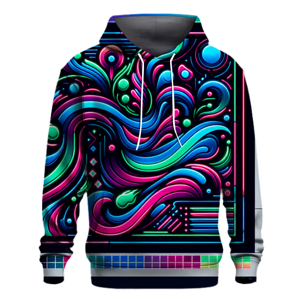 Neon Tapestry Hoodie