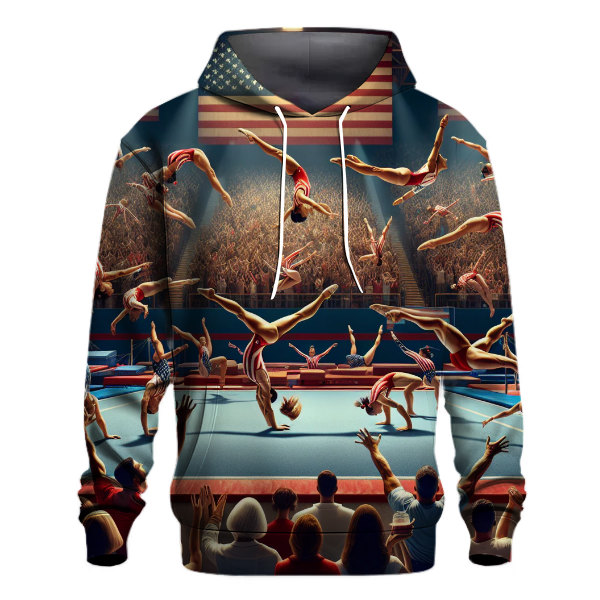 Gymnastics Artistry - USA Hoodie