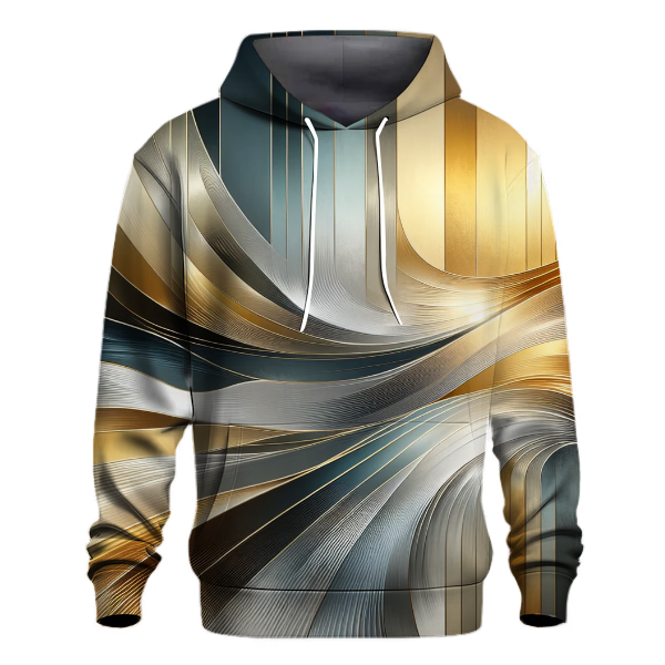 Metallic Dawn Gradient Design Hoodie