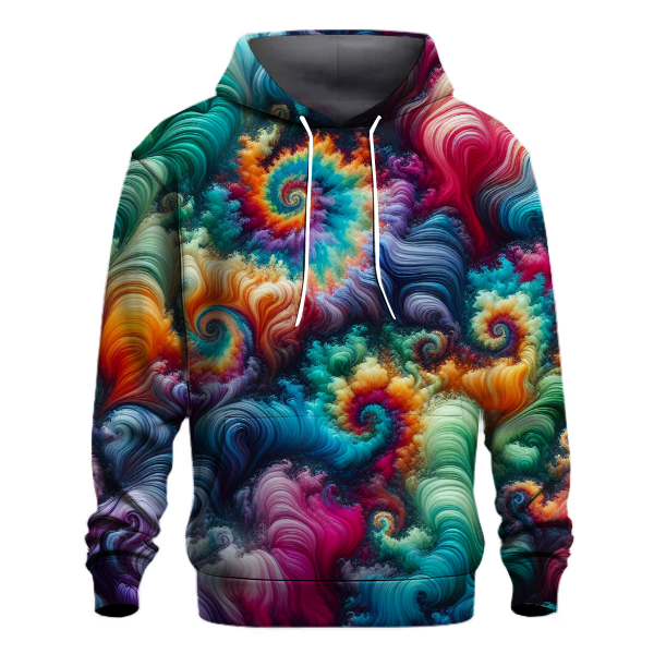 Retro Tie Dye Swirl Hoodie