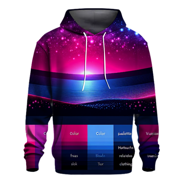 Luminous Nebula Swirl Hoodie