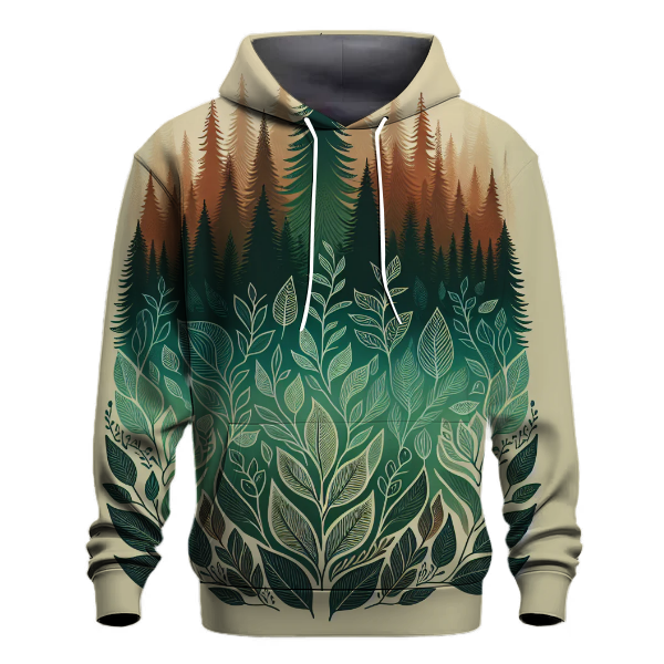 Serene Forest Dawn Hoodie