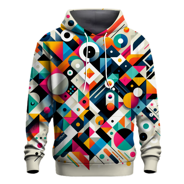 Colorful Geometric Designs Hoodie