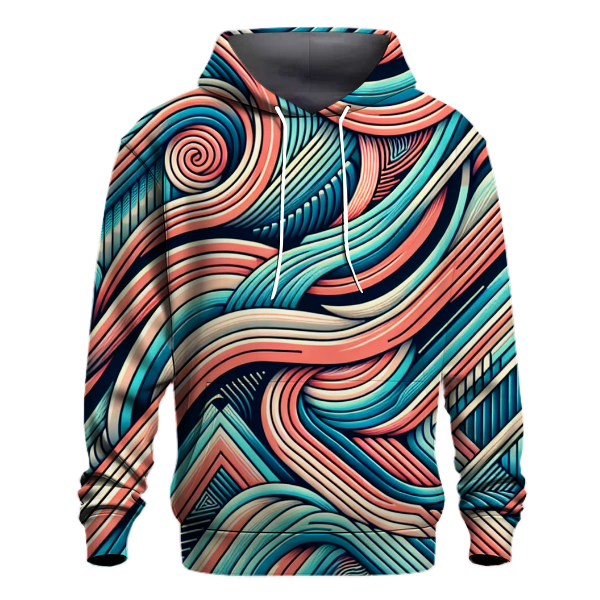 Retro Wave Splendor Hoodie