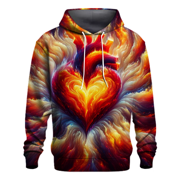 Flaming Heart Hoodie