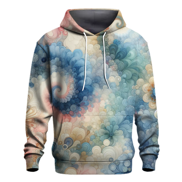 Whimsical Watercolor Splash Hoodie