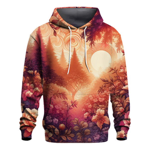 Garden Sunset Tie-Dye Hoodie