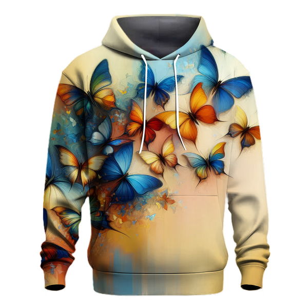 Chic Vintage Butterflies Hoodie