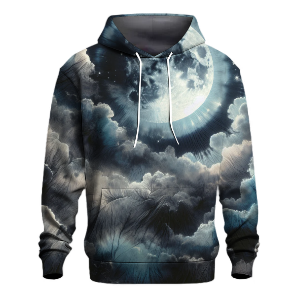 Celestial Moonlit Shadows Hoodie