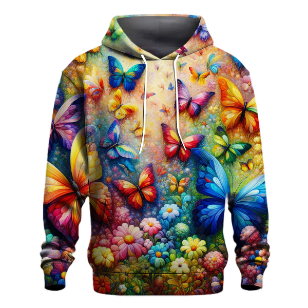 Charming Butterfly Meadow Hoodie