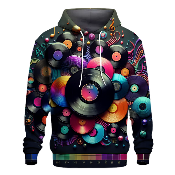 Groovy Vinyl Records Hoodie