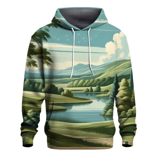 Peaceful Nature Landscapes Hoodie