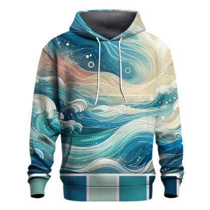 Abstract Ocean Wave Hoodie