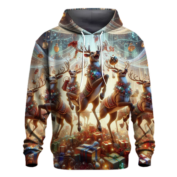 Reindeer Dance Spectacle Hoodie