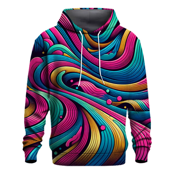 Rainbow Waves Hoodie