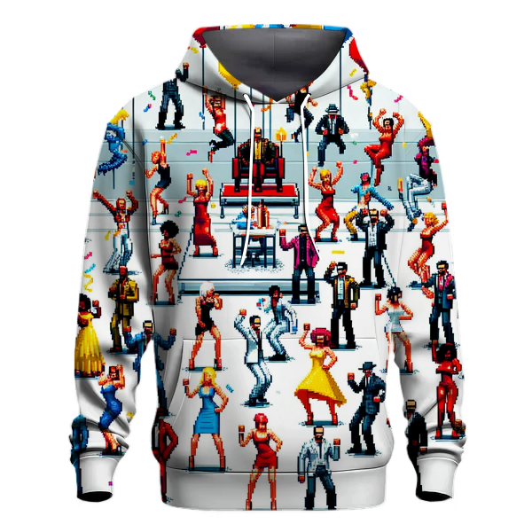 Pixel Art Party Hoodie