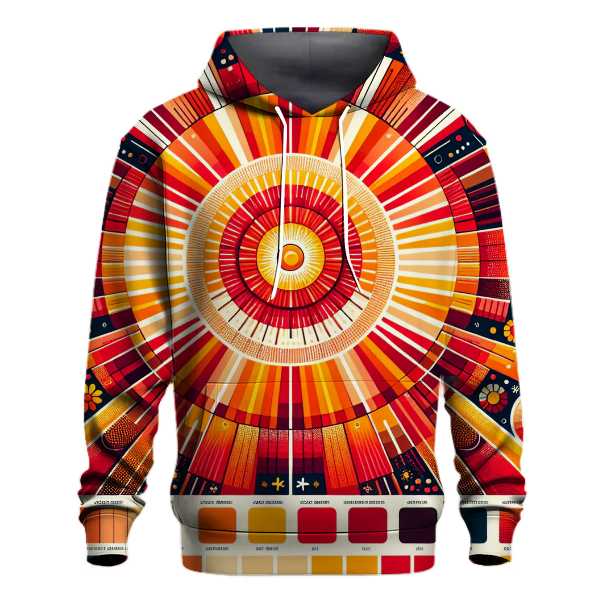 Sunburst Rainbow Rays Hoodie