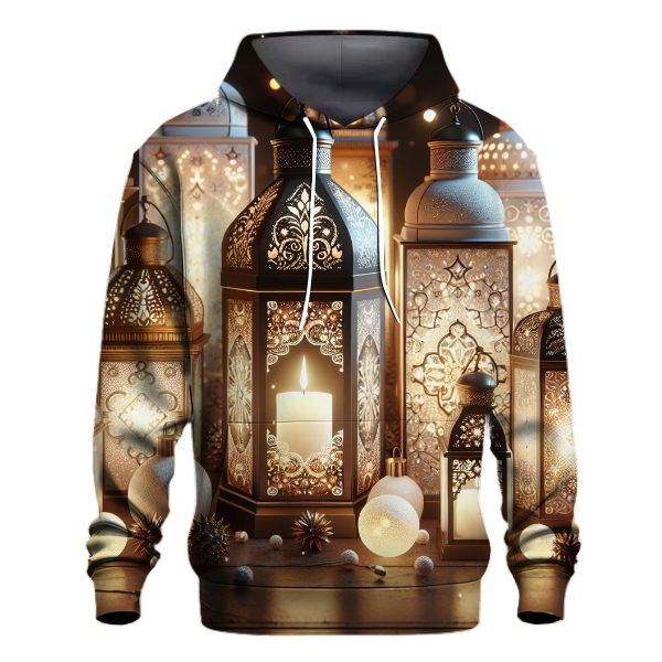 Festive Lantern Glow Hoodie