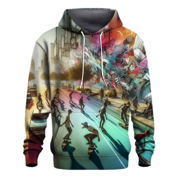 Skateboarding Urban Graffiti Hoodie