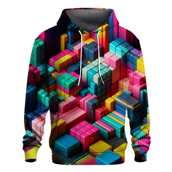 Neon Color Block Adventure Hoodie