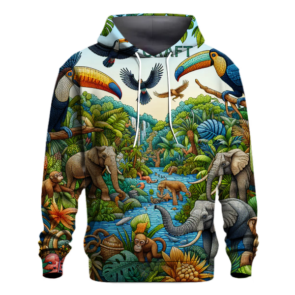 Playful Jungle Safari Hoodie