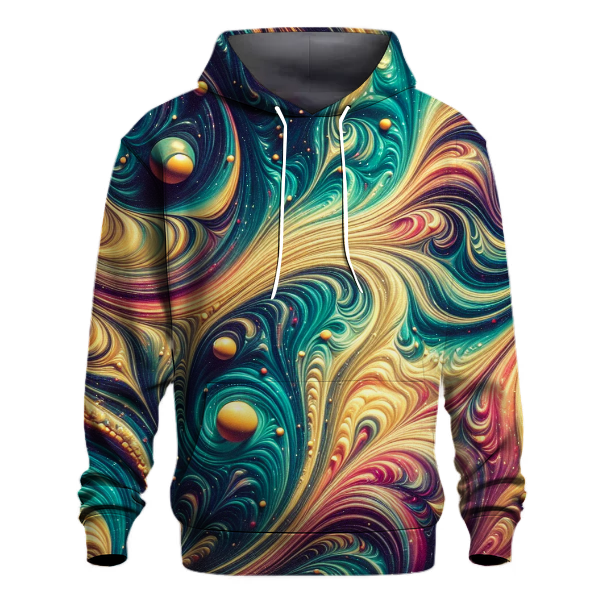 Cosmic Tie-Dye Swirl Hoodie