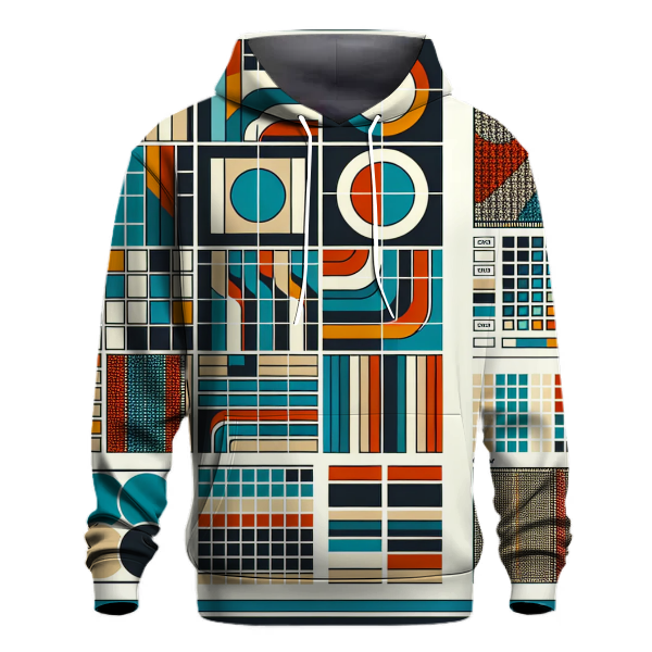 Retro Grid Revival Hoodie