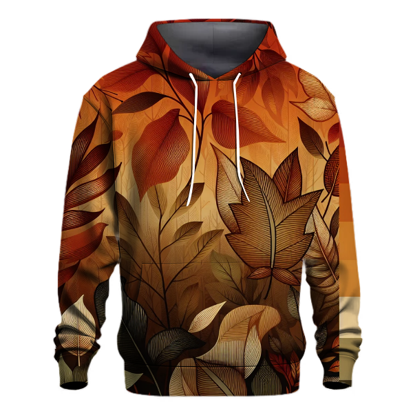 Autumn Leaves Ombre Hoodie