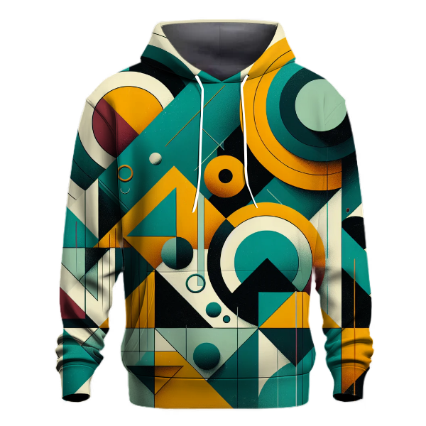 Retro Groovy Geometrics Hoodie