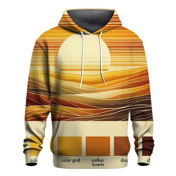 Golden Desert Sunset Hoodie