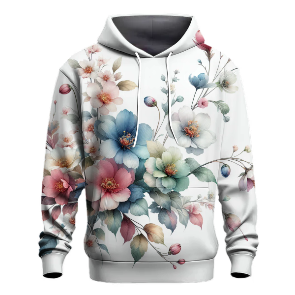 Botanical Watercolor Fusion Hoodie